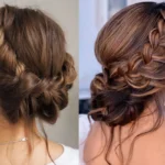 Hình ảnh tóc tết vấn sang trọng