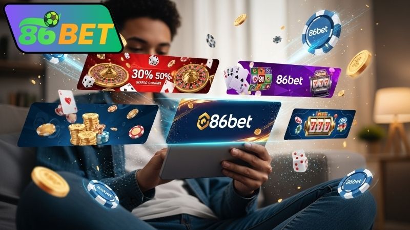 Khuyến mãi 86bet đa dạng ưu đãi hấp dẫn và cơ hội tăng vốn